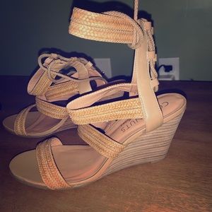 Strap Wedge Sandals